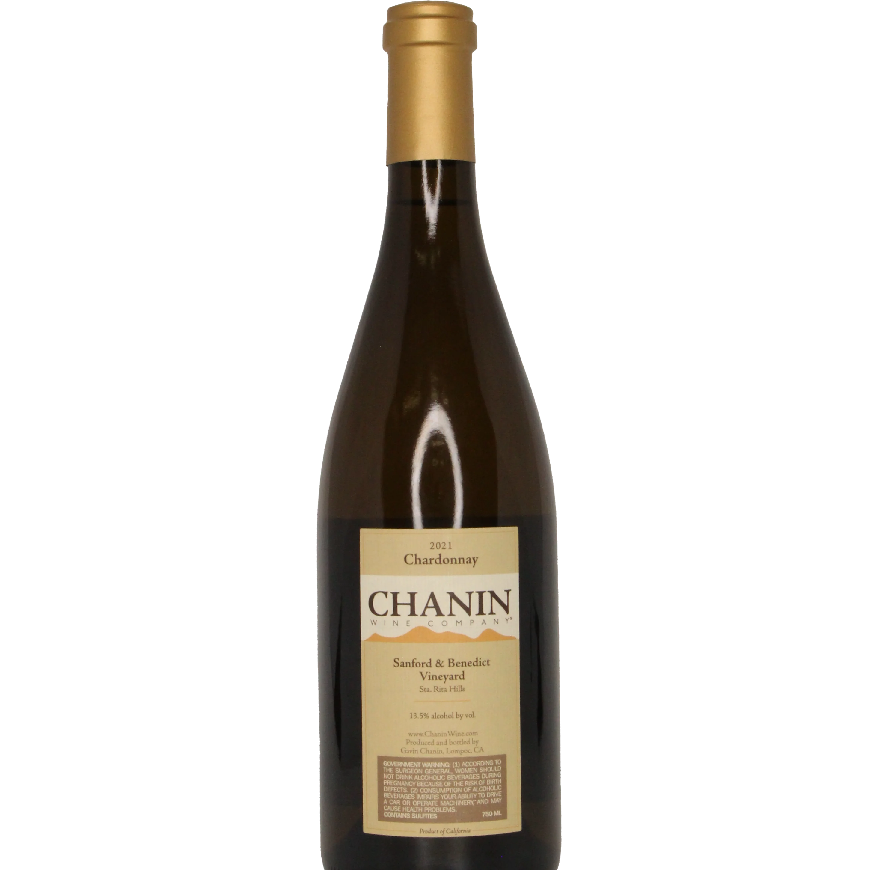 2021 Chanin Chardonnay Sanford & Benedict Vineyard 750mL - Image 2