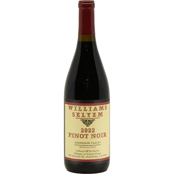 2022 Williams Selyem Pinot Noir Anderson Valley 750mL