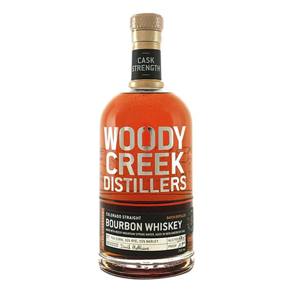 Woody Creek Cask Strength Bourbon Whiskey 750mL